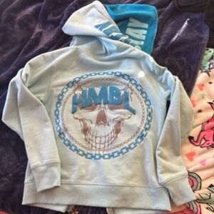 Light Blue Men's Hoodie